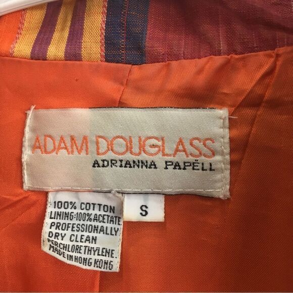 ADAM DOUGLASS ADRIANNA PAPELL BOHO EMBROIDERED BLAZER‎ - Picture 4 of 14